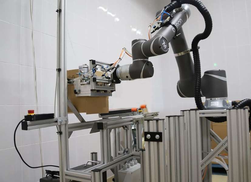 Коллаборативный робот SIA. Картонажник. Манипулятор TM Robot и захват SIA.
